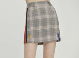 ロマンティッククラウン(ROMANTIC CROWN) GNAC Check Skirt_Black