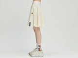 ロマンティッククラウン(ROMANTIC CROWN) Mid Line Flare Skirt_Oatmeal