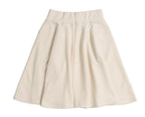 ロマンティッククラウン(ROMANTIC CROWN) Mid Line Flare Skirt_Oatmeal