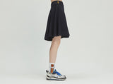 ロマンティッククラウン(ROMANTIC CROWN) Mid Line Flare Skirt_Navy