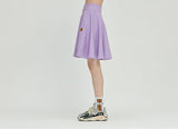 ロマンティッククラウン(ROMANTIC CROWN) Mid Line Flare Skirt_Purple