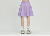 ロマンティッククラウン(ROMANTIC CROWN) Mid Line Flare Skirt_Purple