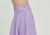 ロマンティッククラウン(ROMANTIC CROWN) Mid Line Flare Skirt_Purple