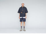 ロマンティッククラウン(ROMANTIC CROWN) Cotton Half Anorak_Navy