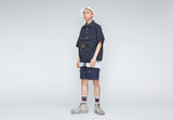 ロマンティッククラウン(ROMANTIC CROWN) Cotton Half Anorak_Navy