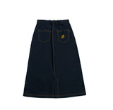 ロマンティッククラウン(ROMANTIC CROWN) Front Pocket Cotton Skirt_Navy