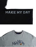 ロマンティッククラウン(ROMANTIC CROWN) Make My Day T Shirts_Grey