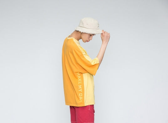 ロマンティッククラウン(ROMANTIC CROWN) Make My Day T Shirts_Butter