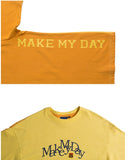 ロマンティッククラウン(ROMANTIC CROWN) Make My Day T Shirts_Butter