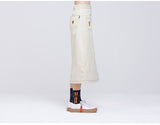 ロマンティッククラウン(ROMANTIC CROWN) Front Pocket Cotton Skirt_Beige