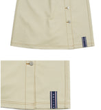 ロマンティッククラウン(ROMANTIC CROWN) Front Pocket Cotton Skirt_Beige