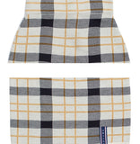 ロマンティッククラウン(ROMANTIC CROWN) Tartan Check Knit Skirt_Oatmeal