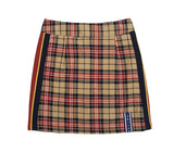 ロマンティッククラウン(ROMANTIC CROWN) Band line Check Skirt_Beige