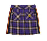 ロマンティッククラウン(ROMANTIC CROWN) Band line Check Skirt_Purple