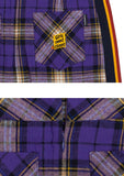 ロマンティッククラウン(ROMANTIC CROWN) Band line Check Skirt_Purple