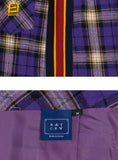 ロマンティッククラウン(ROMANTIC CROWN) Band line Check Skirt_Purple