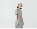 ロマンティッククラウン(ROMANTIC CROWN) Glen Check Button Dress