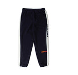 ロマンティッククラウン(ROMANTIC CROWN) Side Logo Fleece Track Pants_Navy