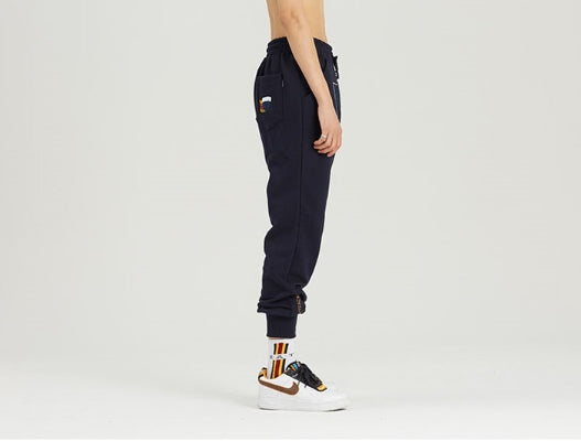 ロマンティッククラウン(ROMANTIC CROWN) Laurel Crown Jogger Pants_Navy