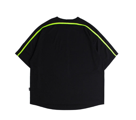 ロマンティッククラウン(ROMANTIC CROWN) Shoulder Line Jersey_Black