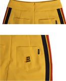 ロマンティッククラウン(ROMANTIC CROWN) Band Line Skirt_Mustard