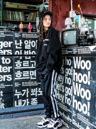 파스텝(PERSTEP) 더블 스티치 스웨트셔츠 3종 JUMT4201