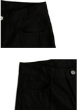 ロマンティッククラウン(ROMANTIC CROWN) Low Cutting Capri Pants_Black