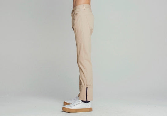 ロマンティッククラウン(ROMANTIC CROWN) Low Cutting Capri Pants_Beige