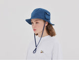 ロマンティッククラウン(ROMANTIC CROWN) [R.C X M.G]Travel Bucket Hat_Blue