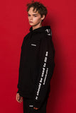 スローアシッド(SLOW ACID) Side Point Hoodie (BLACK)