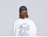 ロマンティッククラウン(ROMANTIC CROWN) [R.C X M.G]Flag GONZ Ball Cap_Navy