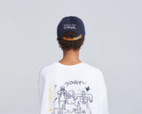 ロマンティッククラウン(ROMANTIC CROWN) [R.C X M.G]Flag GONZ Ball Cap_Navy