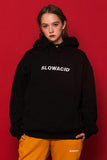 スローアシッド(SLOW ACID) 18FW Logo Hoodie (BLACK)