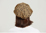 ロマンティッククラウン(ROMANTIC CROWN) Leopard Newsboy Cap_Brown