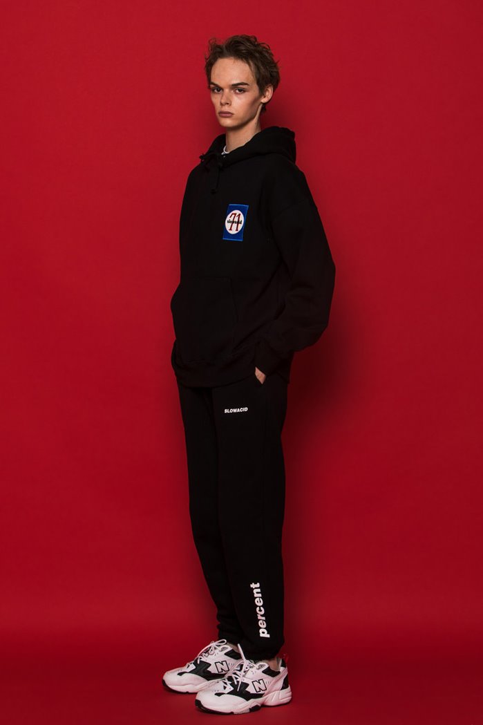 スローアシッド(SLOW ACID) 71 Hoodie (BLACK)