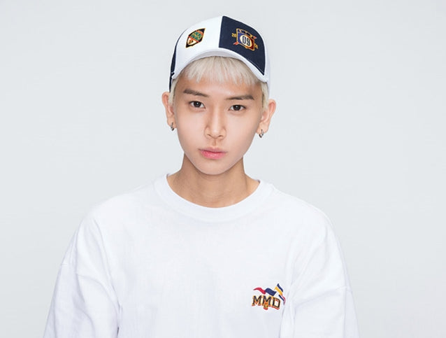 ロマンティッククラウン(ROMANTIC CROWN) Color Block Ball Cap_White