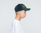 ロマンティッククラウン(ROMANTIC CROWN) Color Block Ball Cap_Green