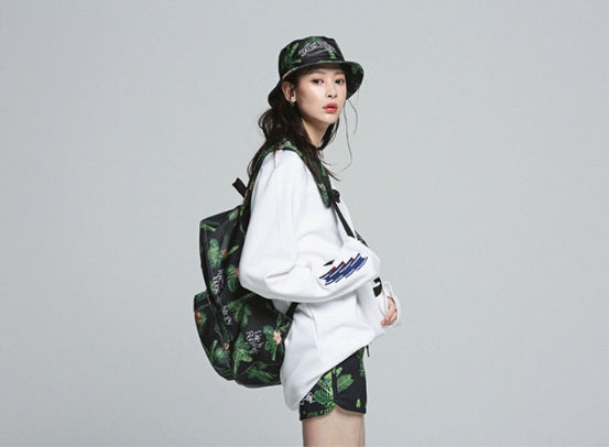 ロマンティッククラウン(ROMANTIC CROWN) Tropical Backpack_Black