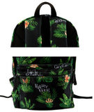 ロマンティッククラウン(ROMANTIC CROWN) Tropical Backpack_Black