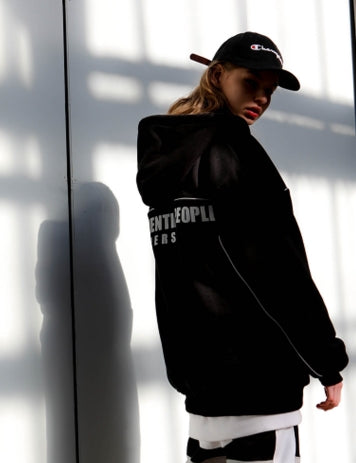 パーステップ(PERSTEP) Black Line Scotch Hoodie JUHD4102