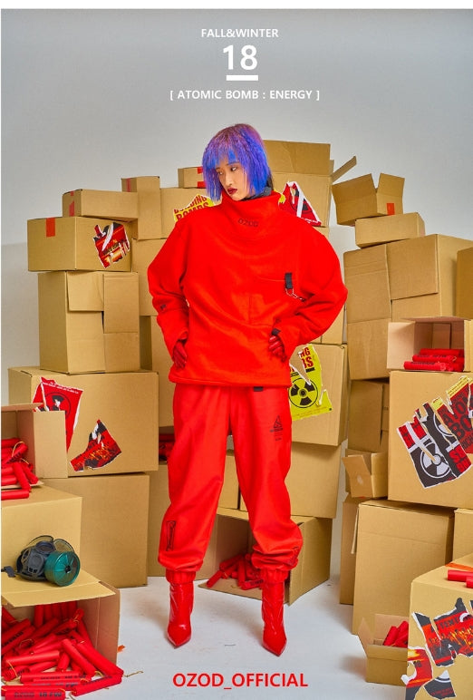 オージーオーディー(OZOD) HIGH NECKED SWEATSHIRTS