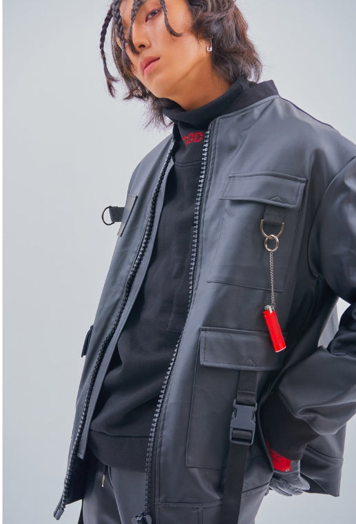 オージーオーディー(OZOD) LEATHER JUMPER