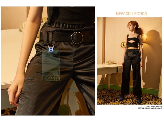 オージーオーディー(OZOD) satin long pants