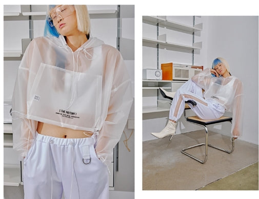 オージーオーディー(OZOD) URETHANE CROP HOOD