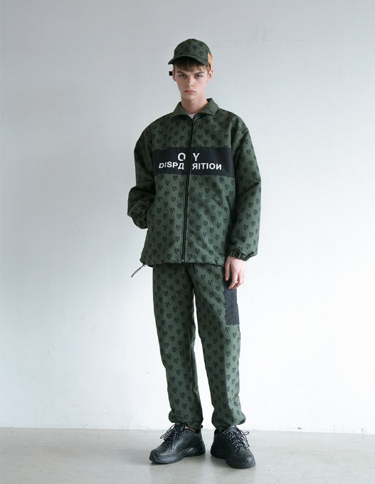 オーワイ(OY) LOGO TRACK JACKET (カーキ)