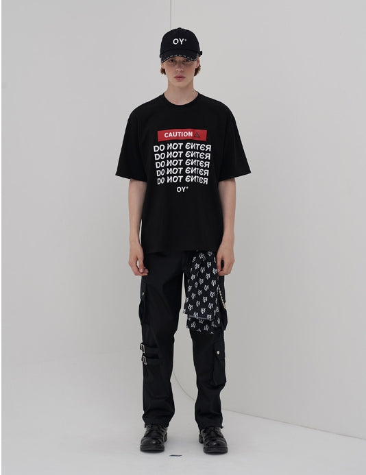 オーワイ(OY) CAUTION T (ブラック)