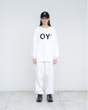 オーワイ(OY) TAPE SWEAT PANTS (ホワイト)