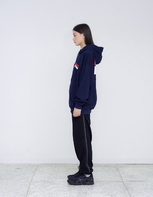 オーワイ(OY) FLAG HOODIE (ネービー)