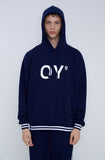 オーワイ(OY) BASIC LOGO HOODIE (ネービー)