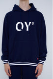 オーワイ(OY) BASIC LOGO HOODIE (ネービー)